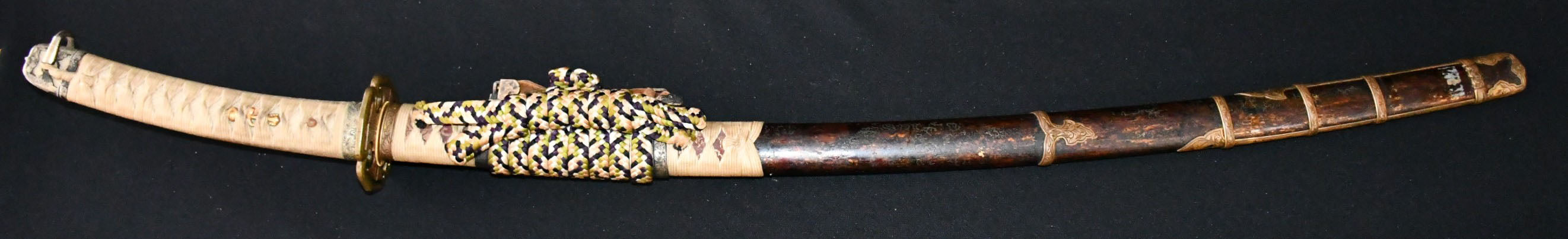 Tachi Koshirae with Gold-Brown Lacquered Scabbard — 5 of 11