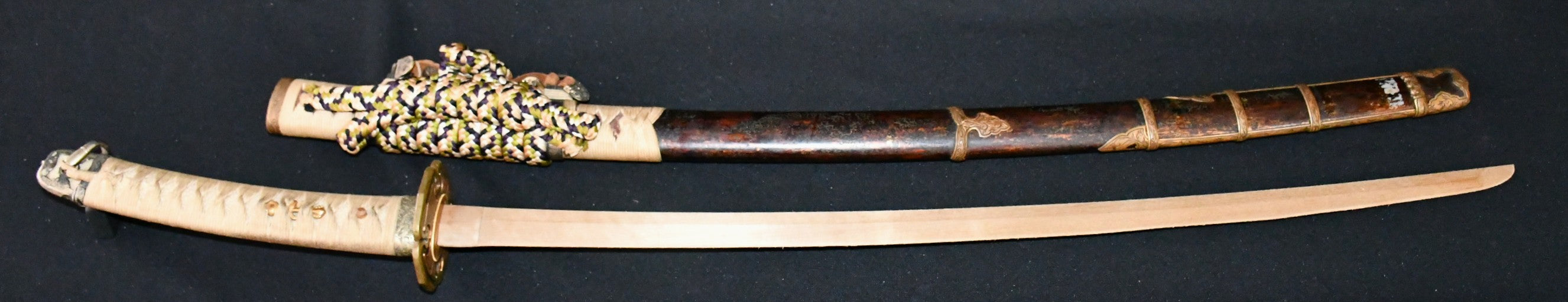 Tachi Koshirae with Gold-Brown Lacquered Scabbard — 6 of 11
