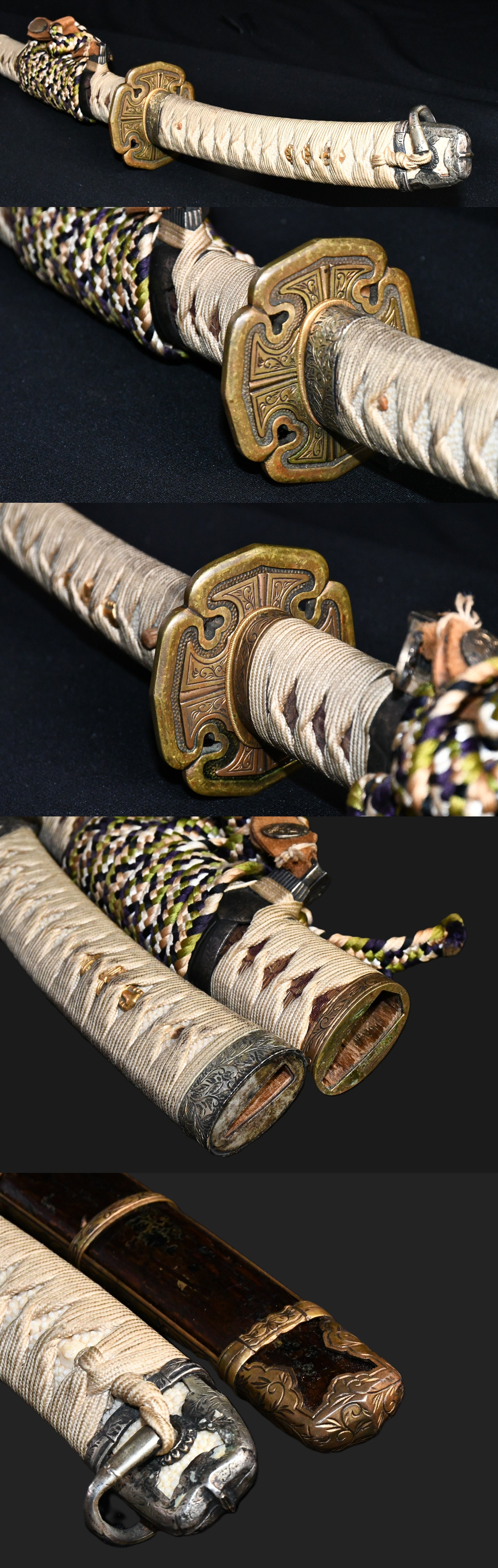 Tachi Koshirae with Gold-Brown Lacquered Scabbard — 9 of 11