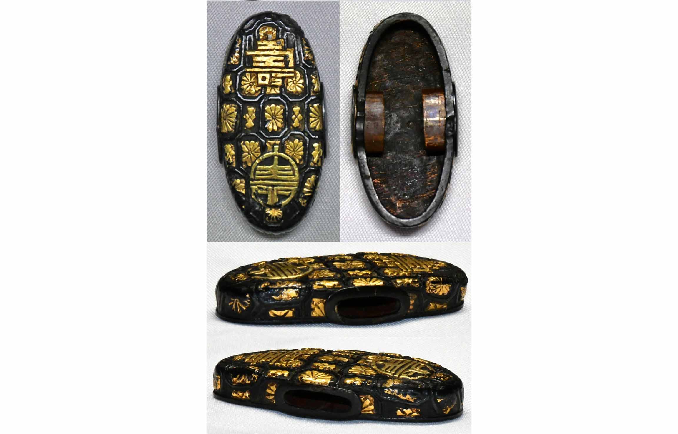 Hozon Kyou-kinkou Fuchi-Kashira | NihontoWatch