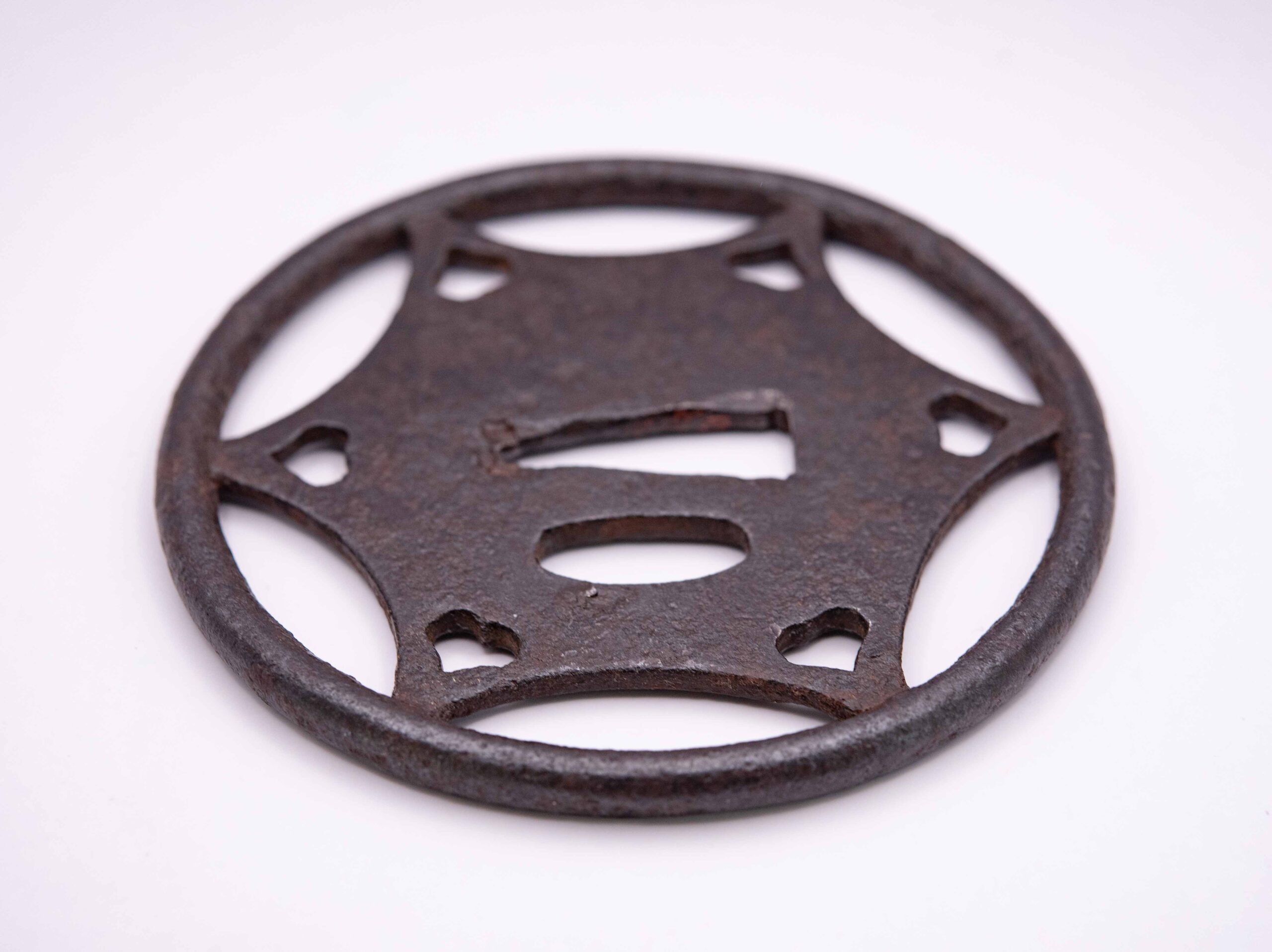 Ko-Kachushi Tsuba with Hoshi ni Inome Design — 5 of 8