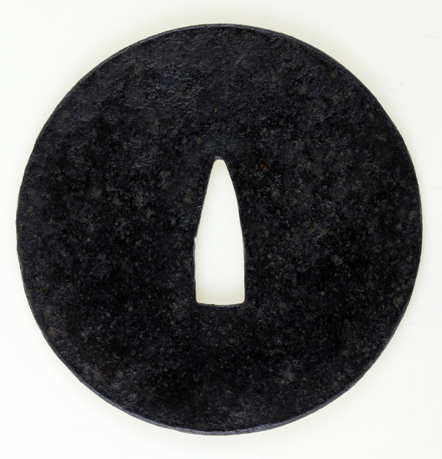 Tsuba: Ko-Kacchushi, Iron with No Design — 1 of 5