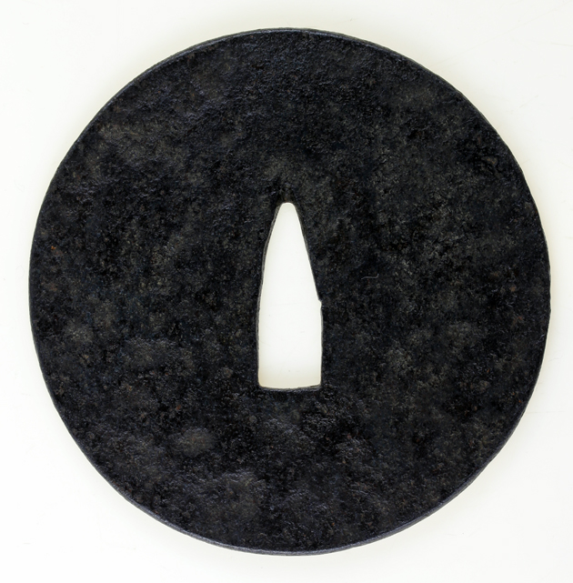 Tsuba: Ko-Kacchushi, Iron with No Design — 2 of 5