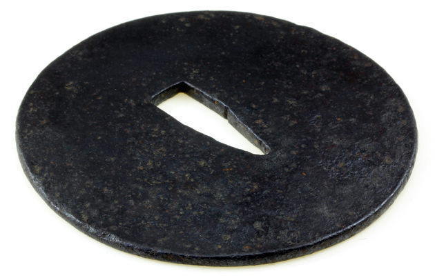 Tsuba: Ko-Kacchushi, Iron with No Design — 4 of 5