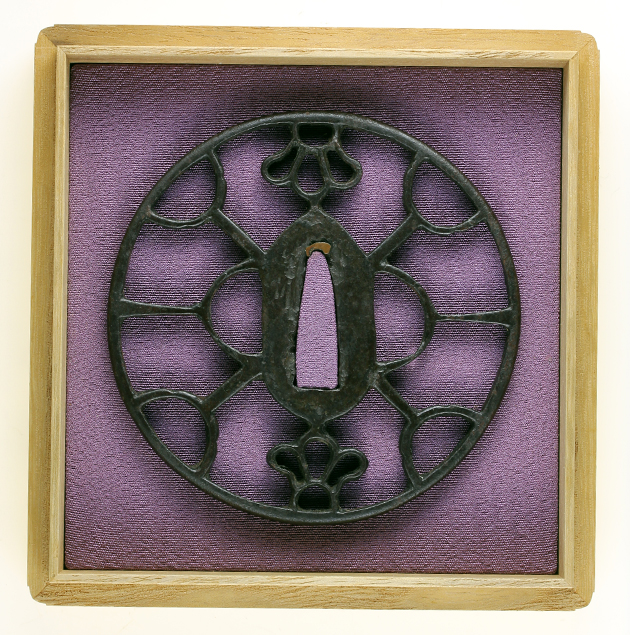Tsuba: Kyosukashi with Upper and Lower Petal Design — 6 of 6