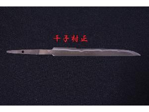 Kogatana: Senko Muramasa - Blade with Hamon and Hada Pattern (one side only), Blade Length approx. 12cm (unsharpened) - Steel Material, Realistic Hamon, Modern Decorative Kogatana Muramasa — 1 of 4