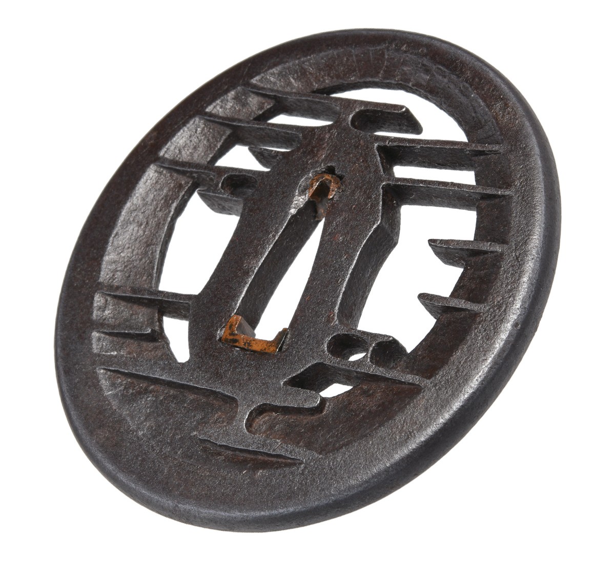 Tsuba: Mumei Akasaka Kasumi-Sukashi-Tsuba (NBTHK Hozon Tosogu) — 14 of 15