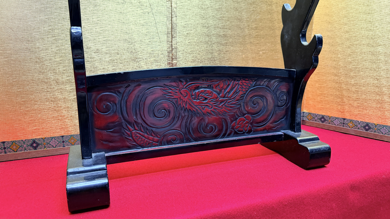 Three-Sword Stand: Hand-Carved — 3 of 9