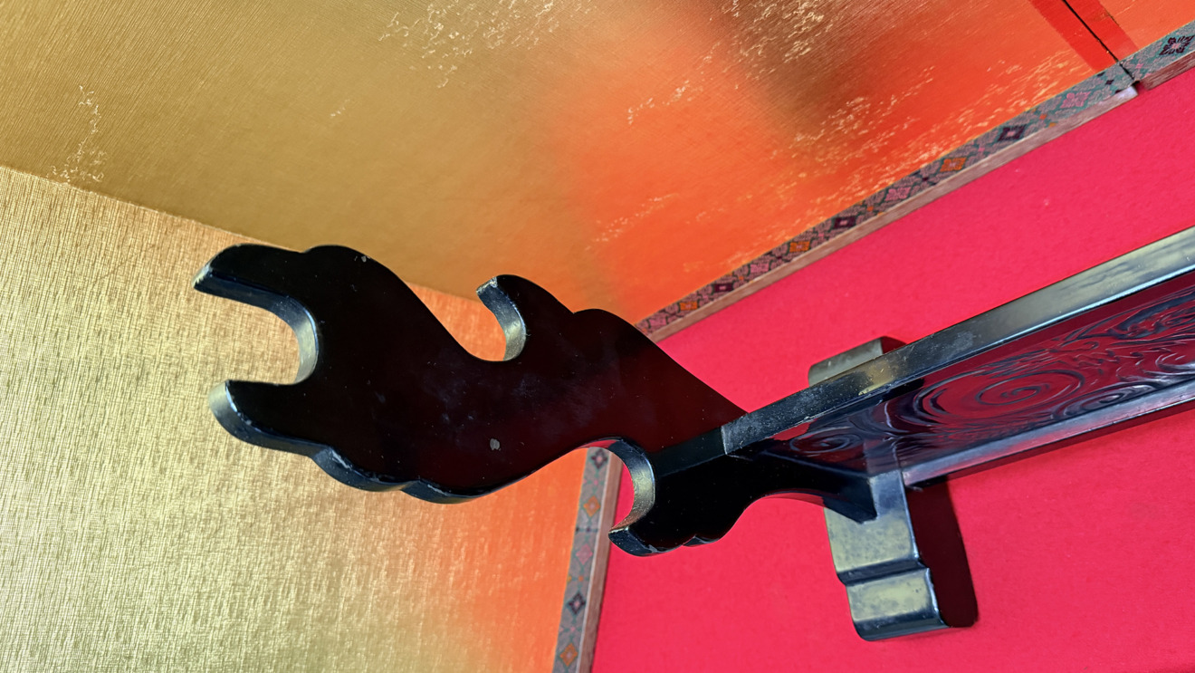 Three-Sword Stand: Hand-Carved — 8 of 9