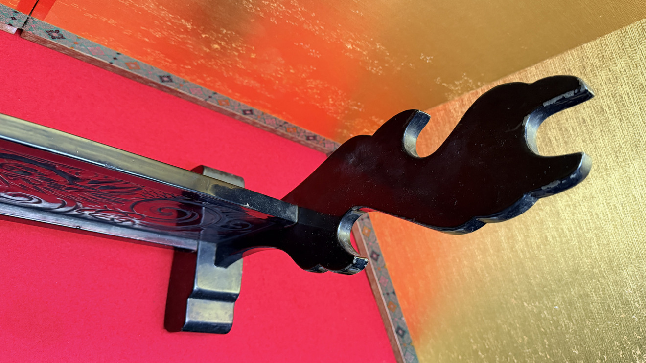 Three-Sword Stand: Hand-Carved — 9 of 9