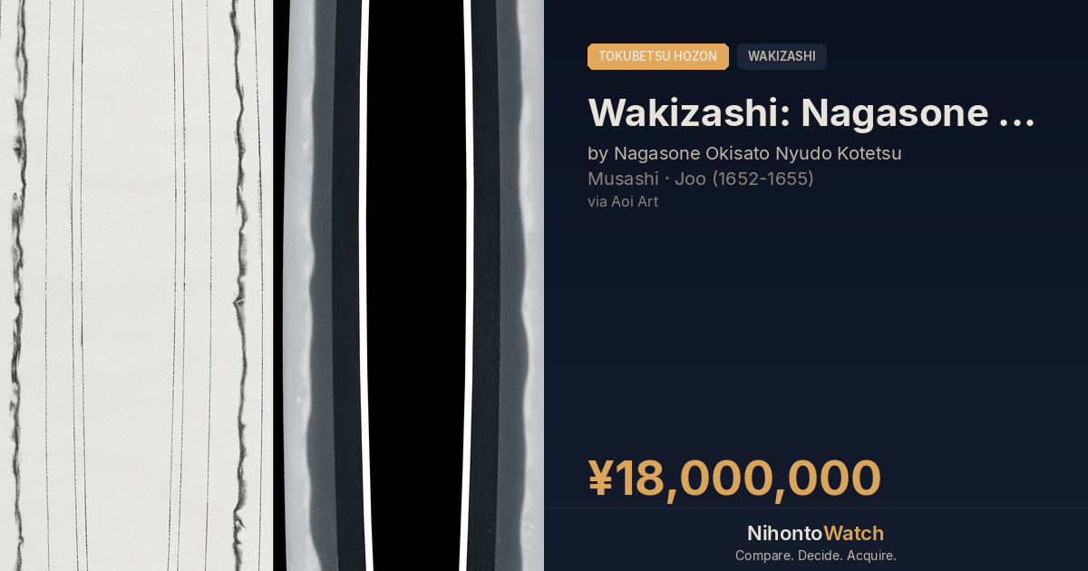Aoi Art | Japanese Sword Dealer | NihontoWatch