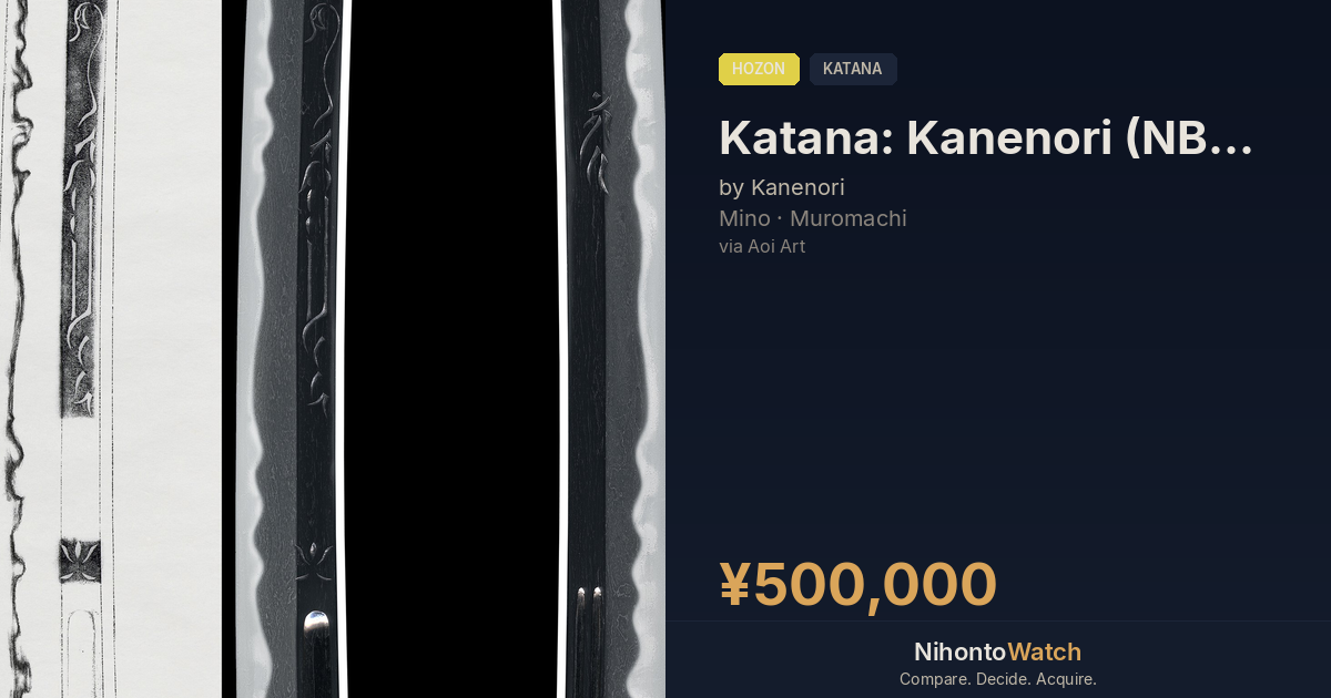 Aoi Art | Japanese Sword Dealer | NihontoWatch